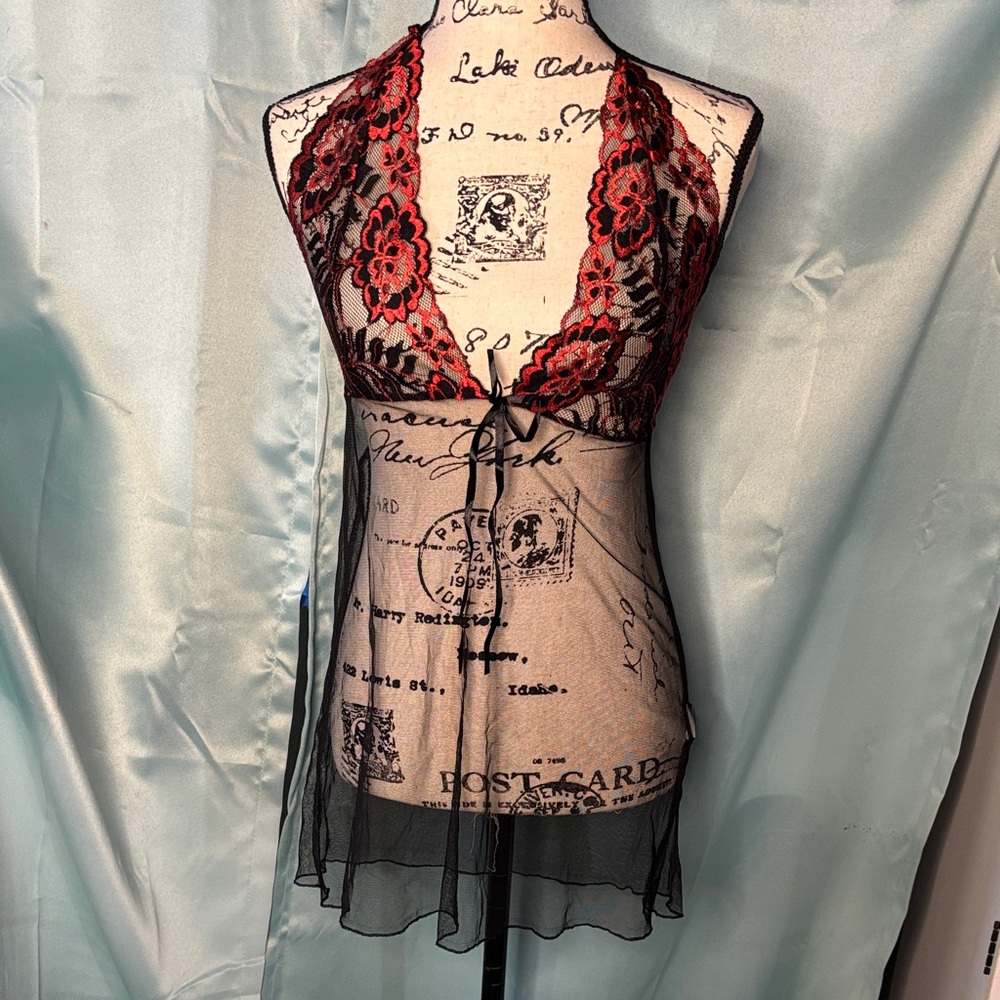 Red Rose Lace Nightie
